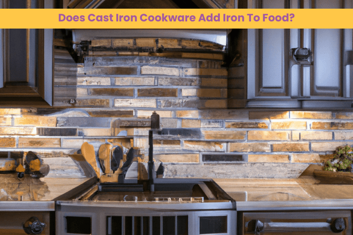 does cast iron cookware add iron to food